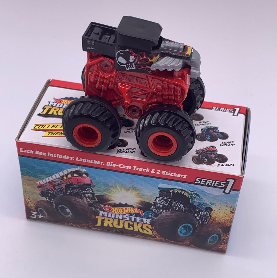 Hot Wheels Monster Trucks Mystery Mini Box - 2019 Series 1 - Bone Shaker