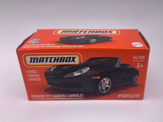 Matchbox Power Grabs - #54/100 - Porsche 911 Carrera Cabriolet