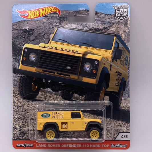 Hot Wheels Car Culture Premium - Wild Terrain Series - #4/5 - Land Rover Defender 110 Hard Top