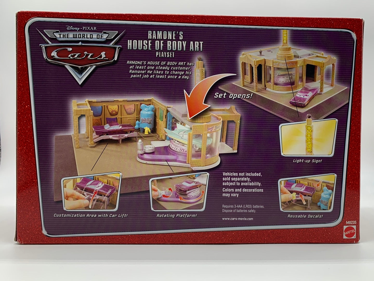 Disney Pixar Cars Movie - World of Cars - Ramone’s House of Body Art Toys R Us Exclusive Playset