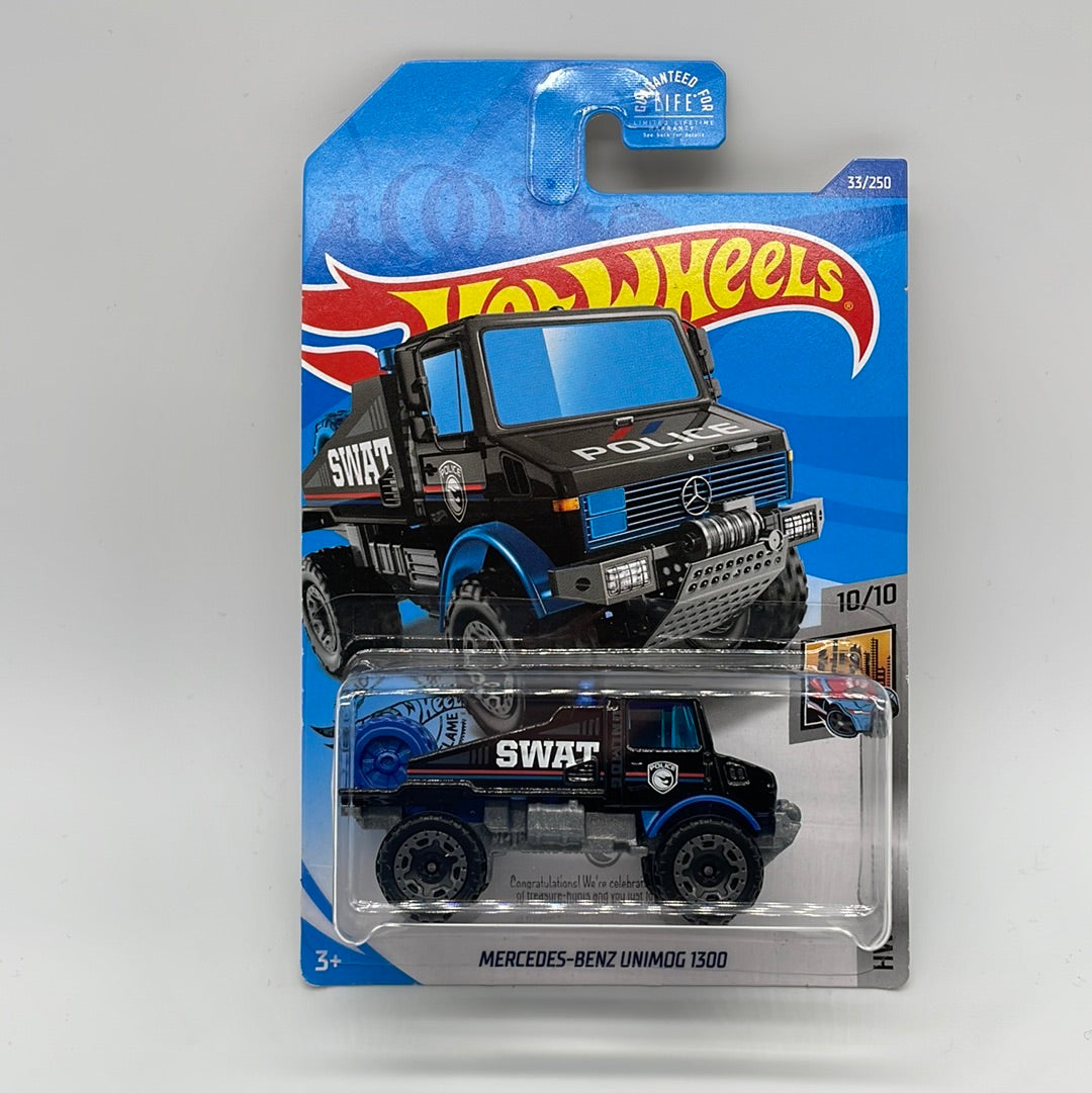 Hot Wheels Regular Treasure Hunt - 2020 B Case - Mercedes-Benz Unimog ...