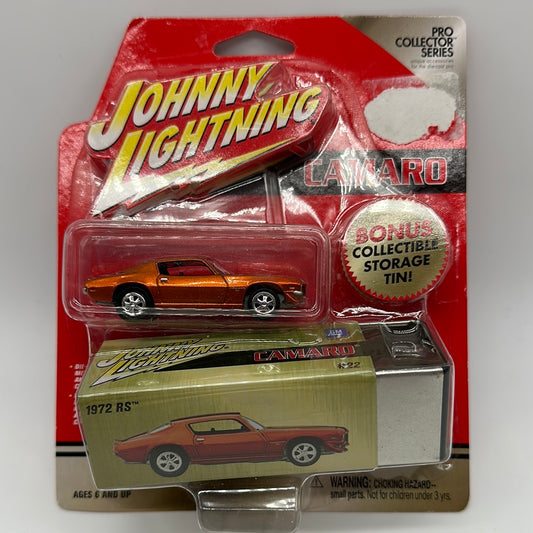Johnny Lightning Pro Collector Storage Tin Series - #22 1972 Camaro RS