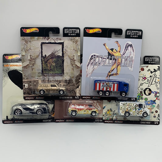 Hot Wheels Premium - Pop Culture Led Zeppelin Series Set of 5