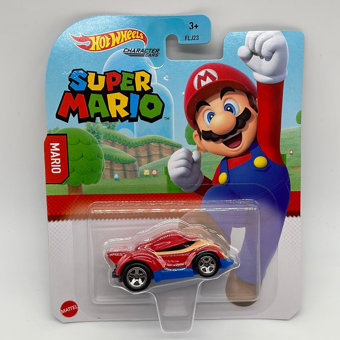 Hot Wheels Character Cars - Super Mario Series - Mario