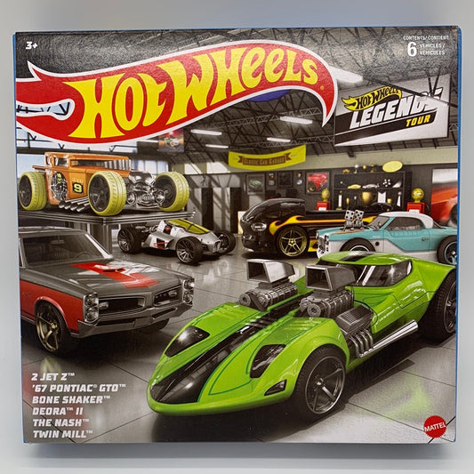 Hot Wheels - 2022 Legends Tour Exclusive Boxed Set Pack of 6