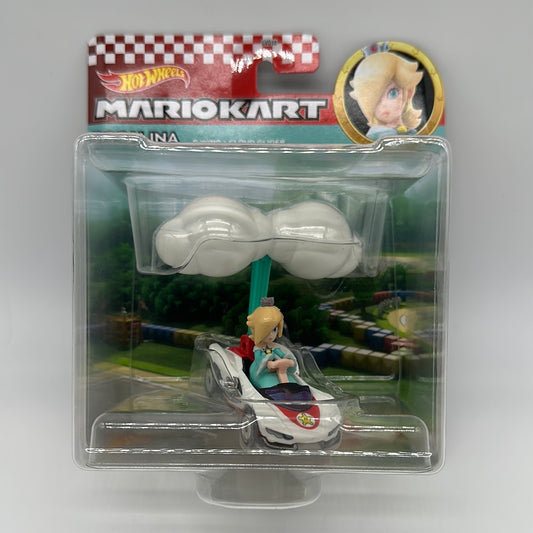 Hot Wheels Mario Kart - Character Glider - Rosalina on P-Wing and Cloud Glider