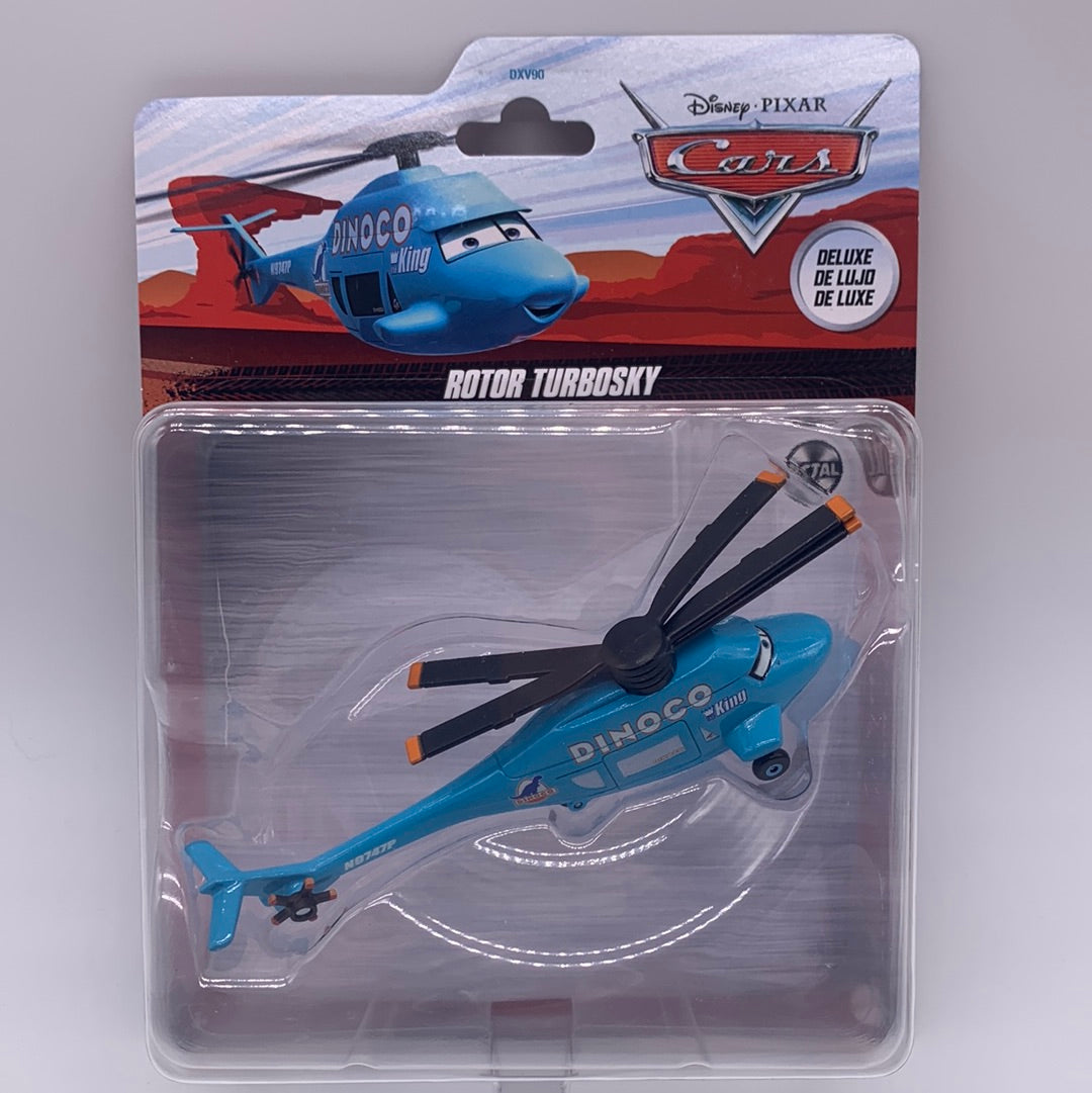 Disney Pixar Cars Movie - Deluxe Size - Rotor Turbosky (Dinoco Helicopter)