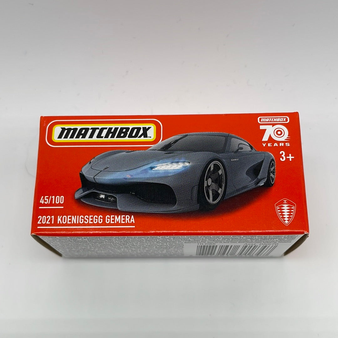 Matchbox Power Grabs - #45/100 - 2021 Koenigsegg Gemera