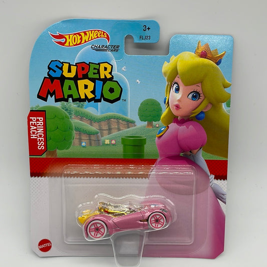 Hot Wheels Character Cars - Super Mario Series - Princess Peach