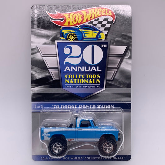 Hot Wheels 20th Annual Collector’s Nationals Convention - 2020 Charlotte, NC - ‘70 Dodge Power Wagon
