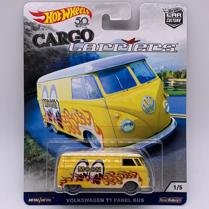 Hot Wheels Car Culture Premium - Cargo Carriers Series Single - #1/5 - Moon Eyes Volkswagen T1 Panel Bus
