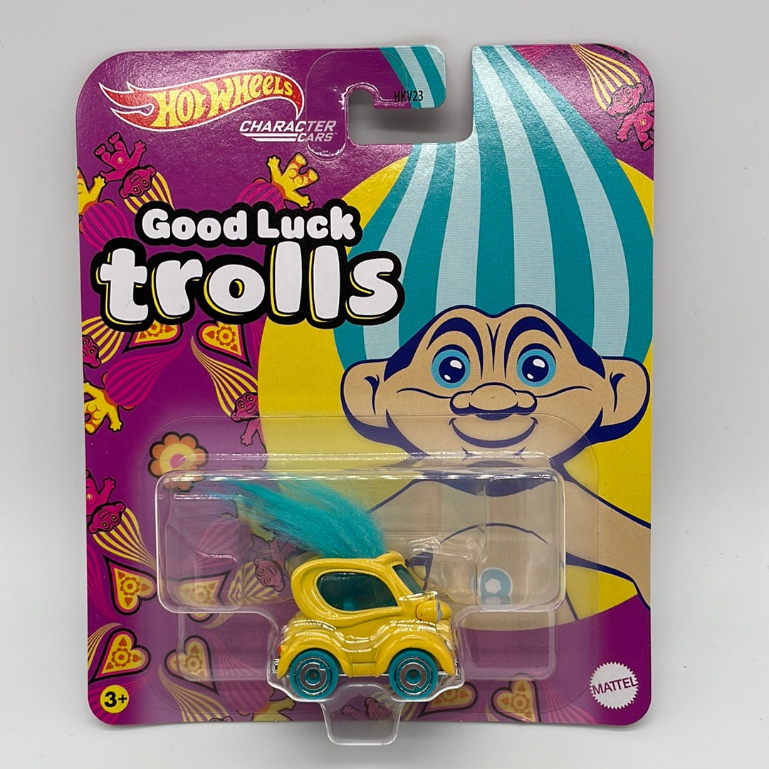 Hot Wheels Character Cars - Good Luck Trolls