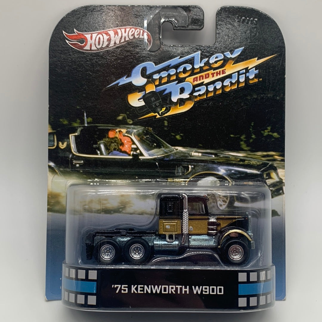 Hot Wheels Retro Entertainment Premium - Smokey and the Bandit ‘75 Kenworth W900 (Movie Reel Packaging)