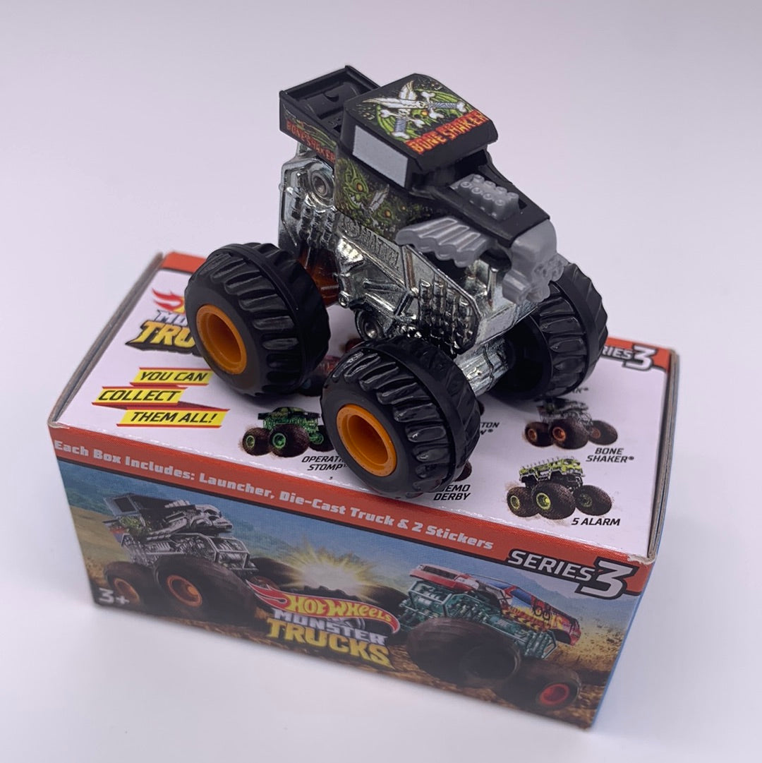 Hot Wheels Monster Trucks Mystery Mini Box - 2020 Series 3 - Bone Shaker