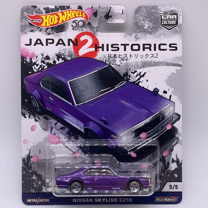 Hot Wheels Car Culture Premium - Japan Historics 2 (JH2) Series - #5/5 - Nissan Skyline C210