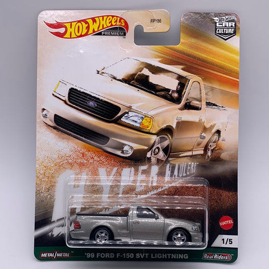 Hot Wheels Car Culture Premium - Hyper Haulers Series #1/5 Single - ‘99 Ford F-150 SVT Lightning