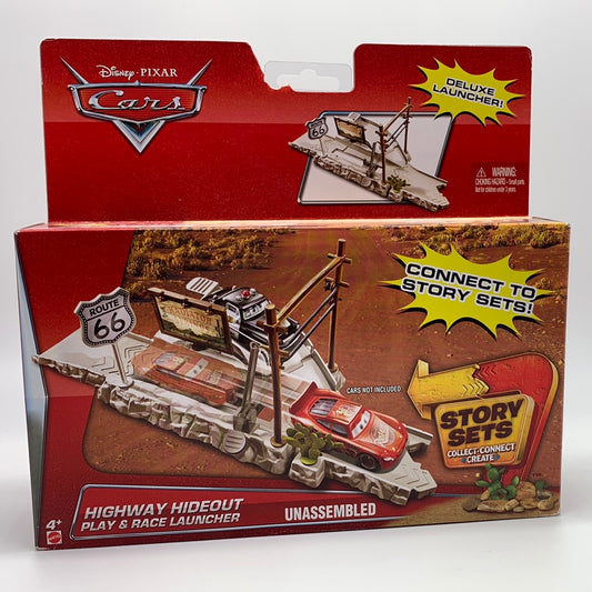 Disney Pixar Cars Movie - Highway Hideout Play & Race Launcher Story Sets Connecting Playset