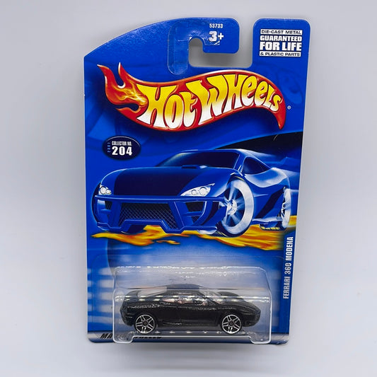 Hot Wheels Mainline - 2001 #204 - Ferrari 360 Modena Black