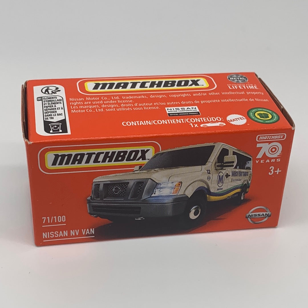 Matchbox Power Grabs - #71/100 - Nissan NV Van