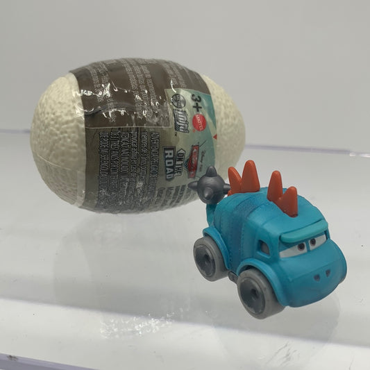 Disney Pixar Cars Movie - On the Road Metal Mini Racers Dino Egg - Clankylosaurus