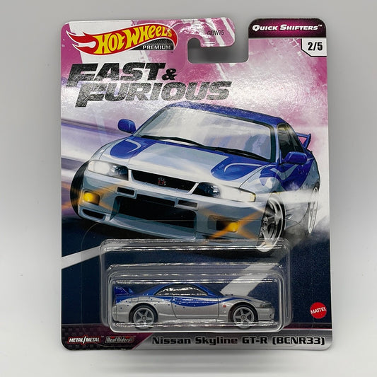 Hot Wheels Premium - Fast & Furious - Quick Shifters Series # 2/5 - Nissan Skyline GT-R BCNR33