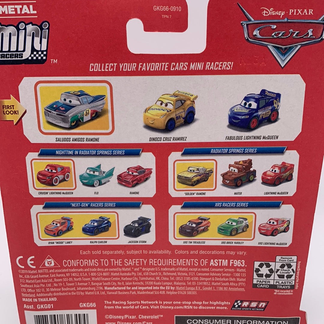 Disney Pixar Cars Movie - Metal Mini Racers 3 Pack - Willy’s Butte Race Series