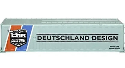 Hot Wheels Car Culture Shipping Cargo Container - Deutschland Design Premium Boxed Set Of 5