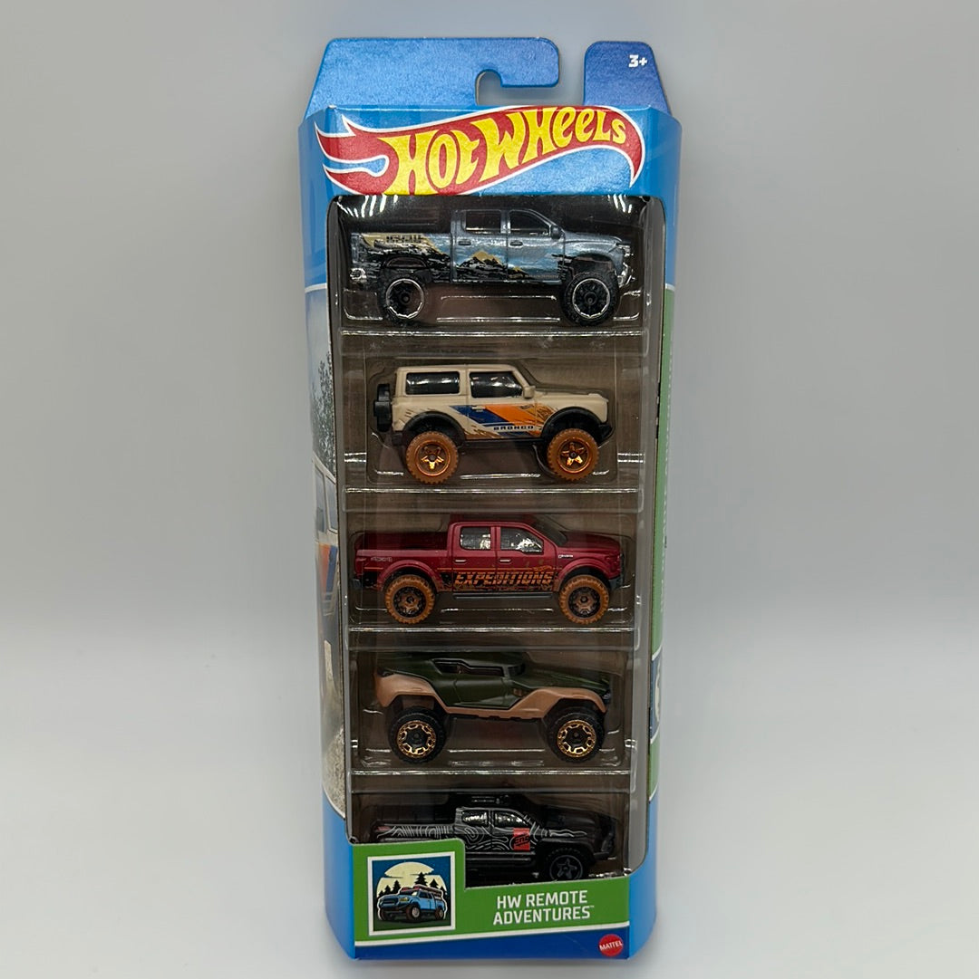 Hot Wheels 5 Pack - 2023 HW Remote Adventures