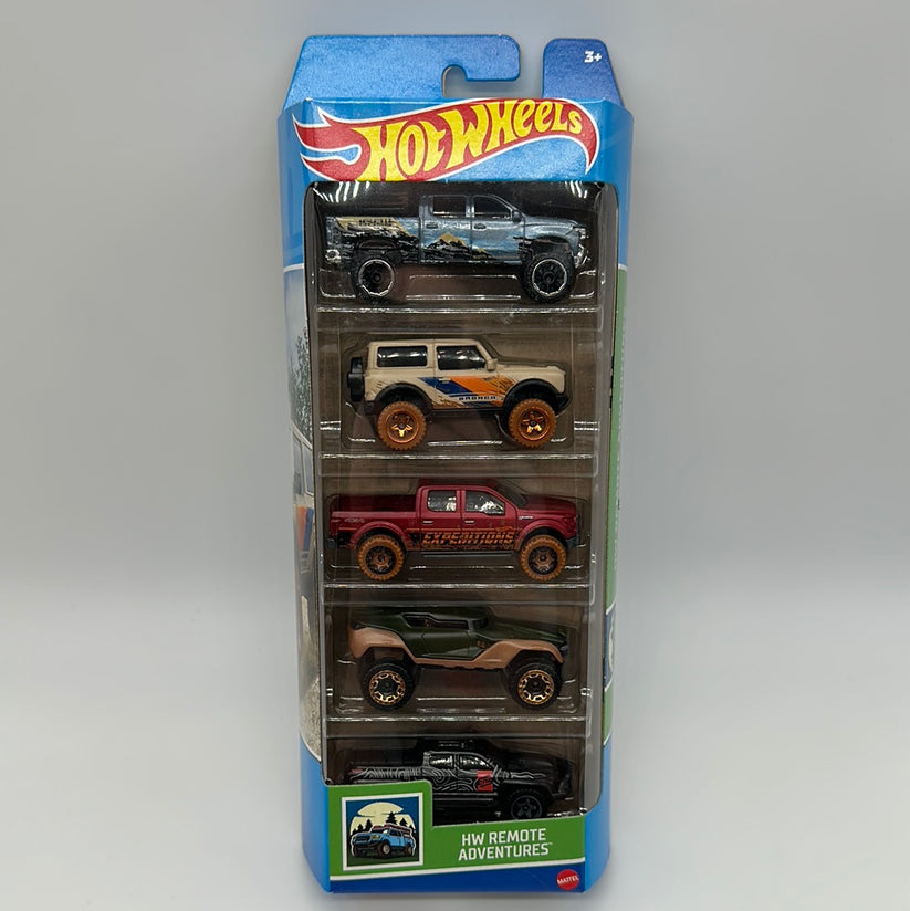Hot Wheels 5 Pack 2023 HW Remote Adventures Forbidden Fly