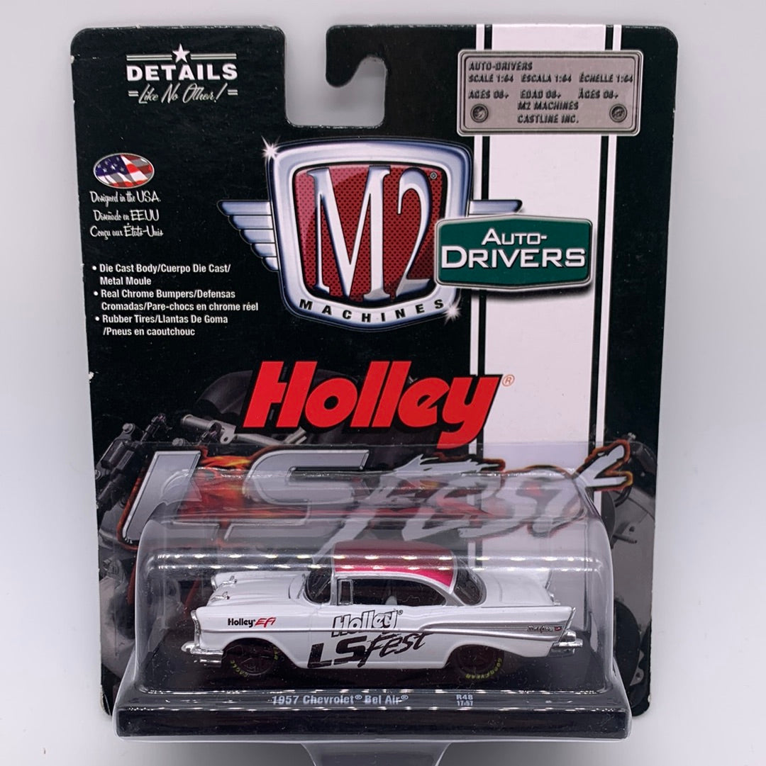 M2 Machines Auto Drivers - R48 - Holley 1957 Chevrolet Bel Air