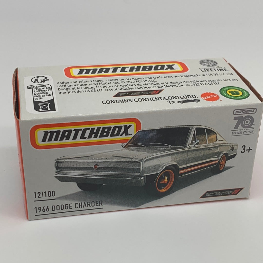 Matchbox Power Grabs - 70 Years #12/100 - 1966 Dodge Charger