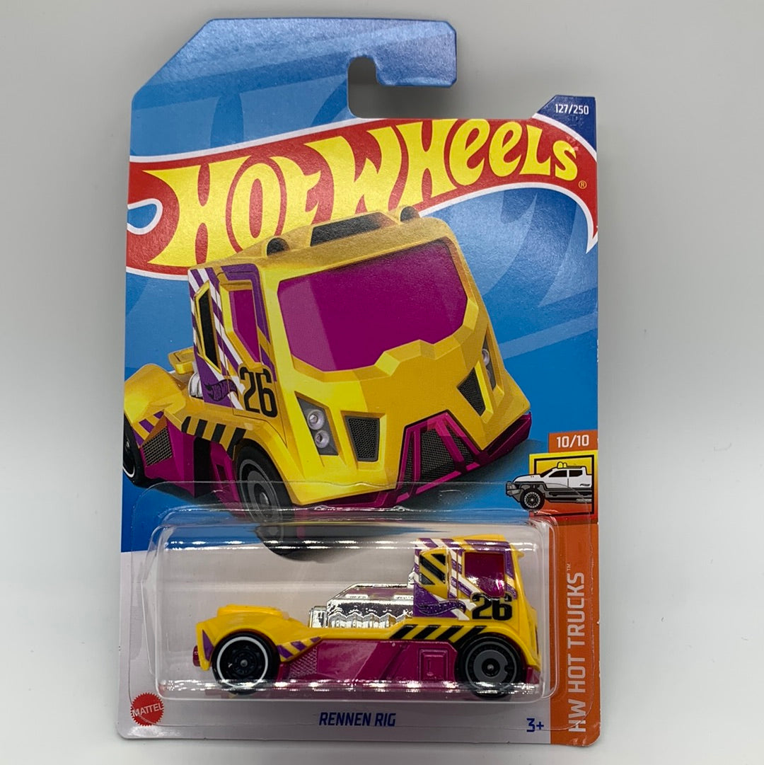 Hot Wheels Mainline - 2023 A Case International Cards - Rennen Rig