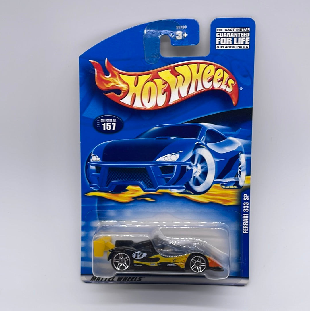Hot Wheels Mainline - 2001 #157 - Ferrari 333 SP Black