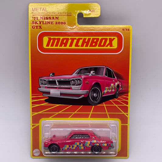 Matchbox 2022 Target Exclusive Retro - #9/24- ‘71 Nissan Skyline 2000 GTX