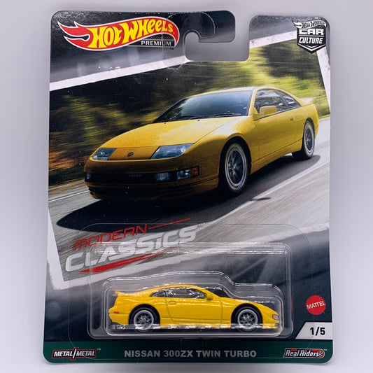 Hot Wheels Car Culture Premium - Modern Classics Series 3 - #1/5 - Yellow Nissan 300ZX Twin Turbo