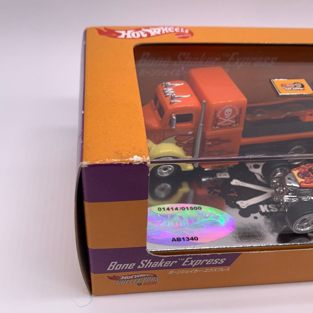 Hot Wheels Collectors - 2006 Larry Wood Design Japan Convention Exclusive  Bone Shaker Express - #1414/1500