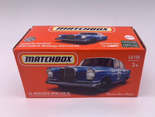 Matchbox Power Grabs - #43/100 - ‘62 Mercedes-Benz 220 SE