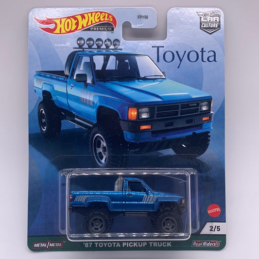 Hot Wheels Car Culture - Toyota Models Premium Series Single - #2/5 - ‘87 Toyota Pickup Truck