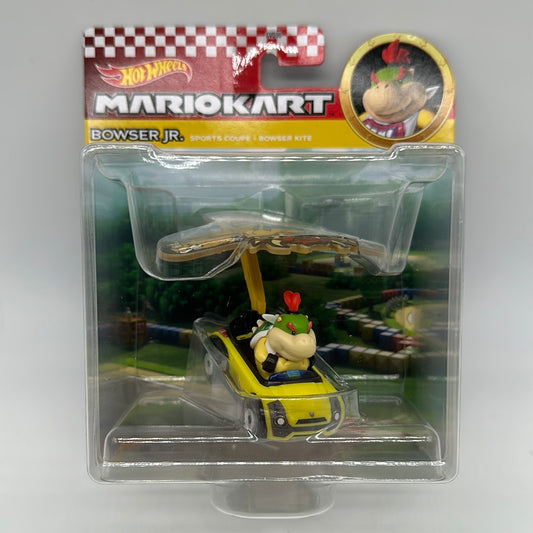 Hot Wheels Mario Kart - Character Glider - Bowser Jr. on Sports Coupe and Bowser Kite