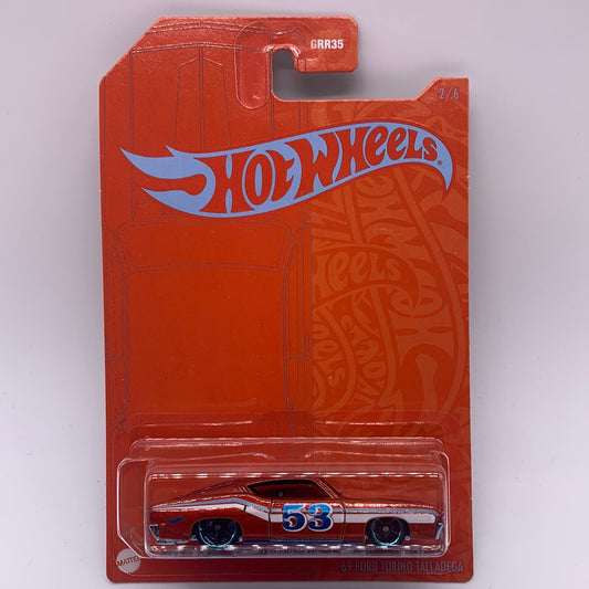 Hot Wheels Mainline - 2021 53rd Anniversary - Orange & Blue ‘69 Ford Torino Talladega