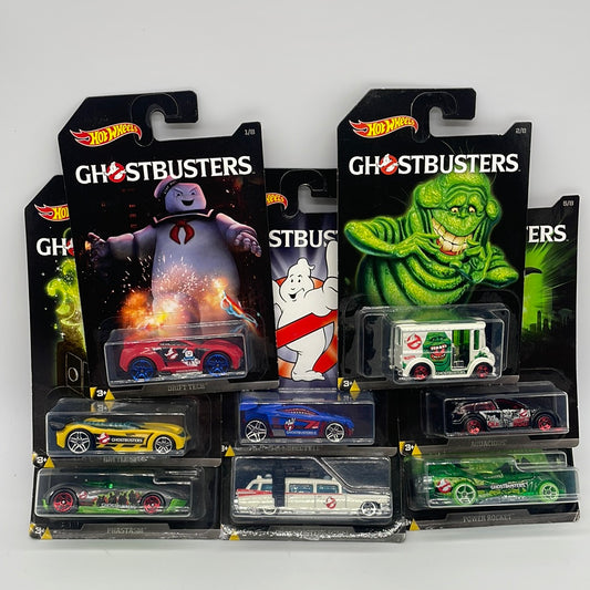 Hot Wheels - Walmart Exclusive 2016 Ghostbusters Series - Complete Set of 8
