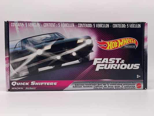 Hot Wheels Premium - Fast & Furious - Quick Shifters Series Limited Edition Boxed Set of 5