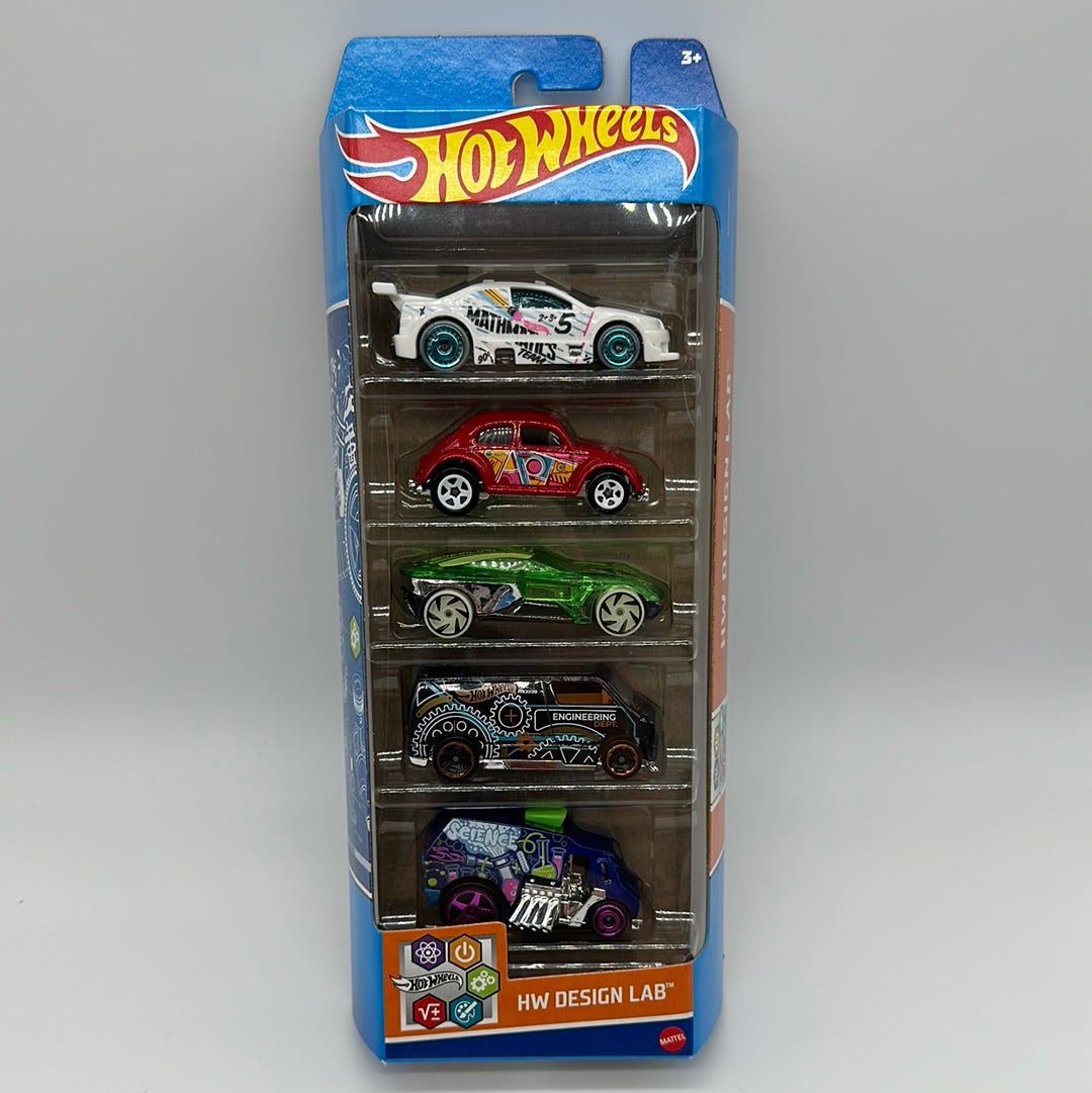 Hot Wheels 5 Pack - 2023 HW Design Lab