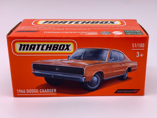 Matchbox Power Grabs - #51/100 - 1966 Dodge Charger