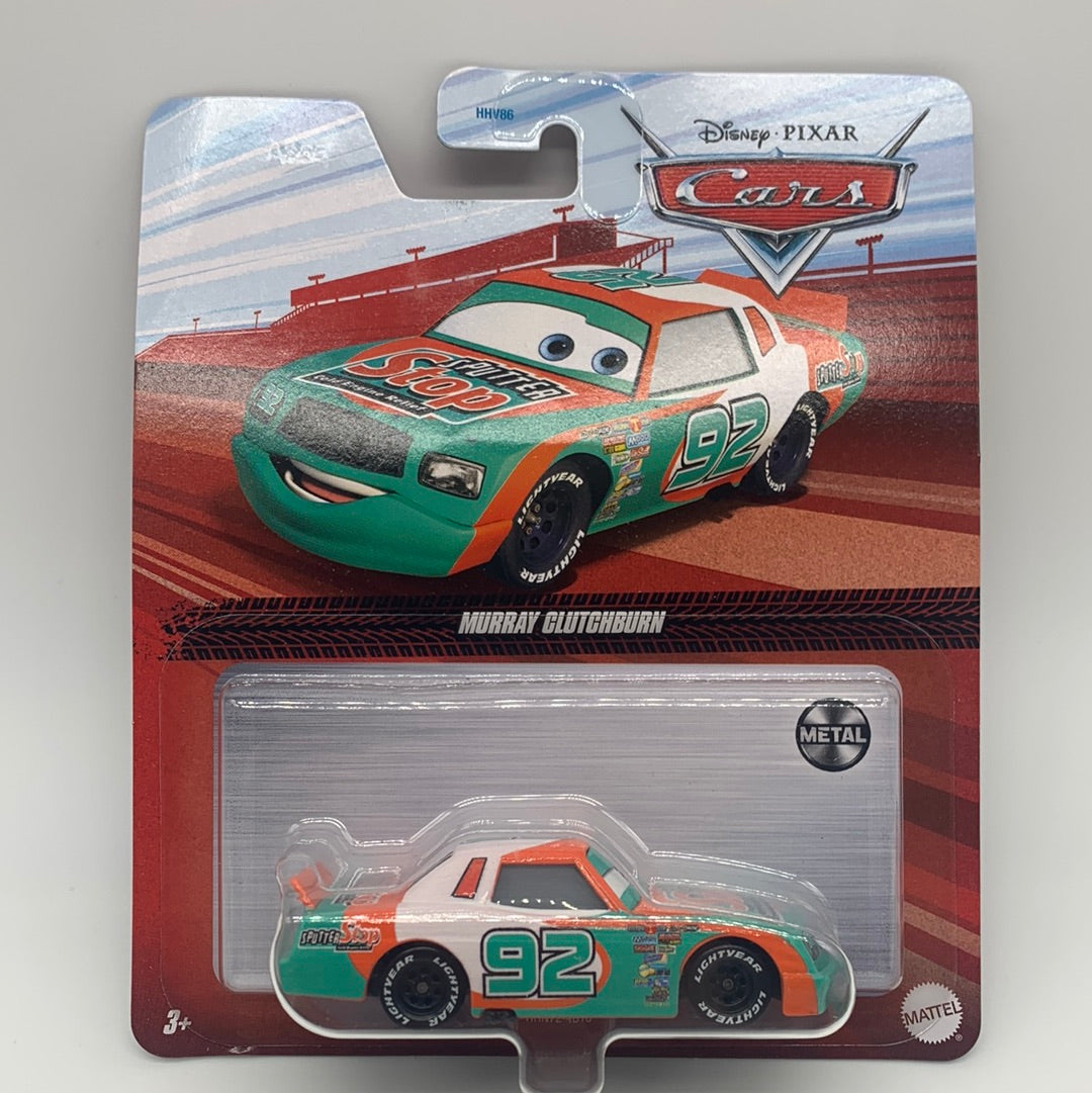 Disney Pixar Cars Movie - Piston Cup Racer #92 Murray Clutchburn