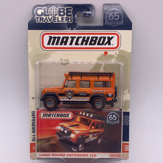 Matchbox 2018 - 65th Anniversary - Globe Travelers Land Rover Defender 110