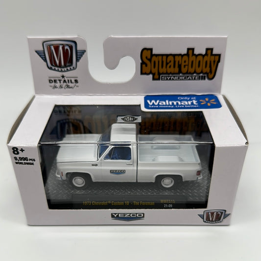 M2 Machines Acrylic Boxed Car - Walmart Exclusive Squarebody Syndicate Series WMTS15 - 1973 Chevrolet Custom 10 - The Foreman