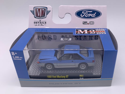 M2 Machines Acrylic Boxed Car - Detroit Muscle Series - R62 - 1988 Ford Mustang GT