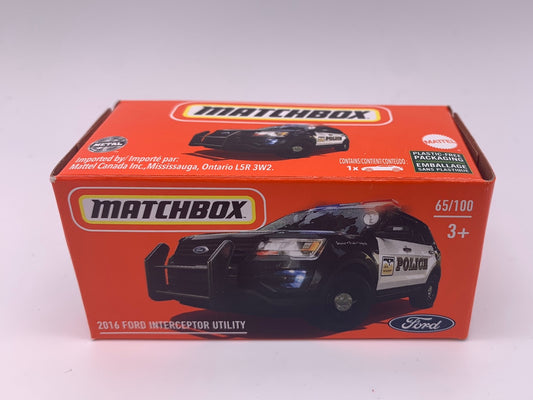 Matchbox Power Grabs - #65/100 - 2016 Ford Interceptor Utility