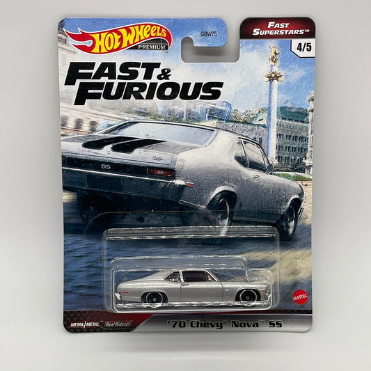 Hot Wheels Premium - Fast & Furious - Fast Superstars Series # 4/5 - ‘70 Chevy Nova